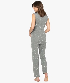 pyjama de grossesse et dallaitement taille haute et cache-cour gris9683201_3