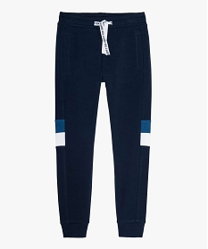 pantalon de jogging garcon avec touches bicolores bleu9711501_1