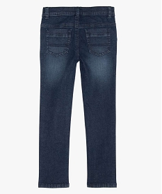 jean garcon coupe slim avec liseres sur les cotes gris jeans9714201_3