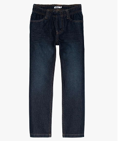 jean garcon regular avec taille elastiquee bleu jeans9714301_1
