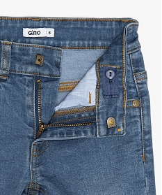 jean garcon coupe skinny 5 poches avec surpiqures contrastantes gris9714601_3
