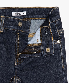 jean garcon coupe skinny 5 poches avec surpiqures contrastantes bleu9714701_3