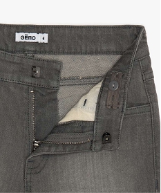 bermuda garcon en jean coupe regular gris9715101_3