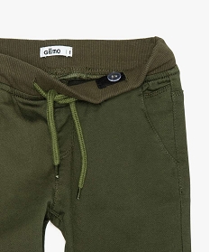 pantalon garcon en toile ultra resistante vert pantalons9716601_2