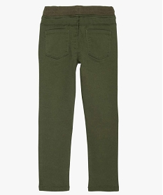 pantalon garcon en toile ultra resistante vert9716601_3