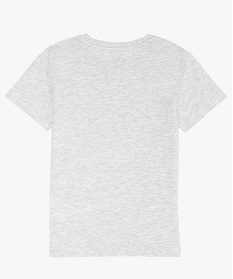 tee-shirt garcon uni a manches courtes en coton bio gris tee-shirts9725401_2