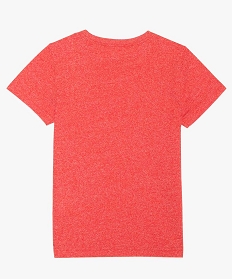 tee-shirt garcon chine avec grand motif fluo orange9727201_2