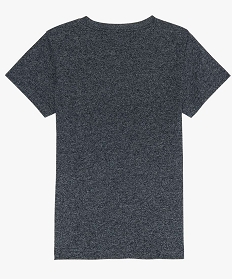 tee-shirt garcon chine avec grand motif fluo bleu9727401_2