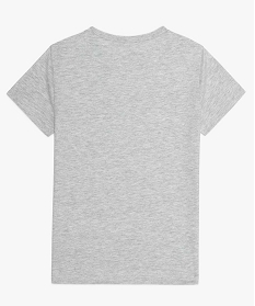 tee-shirt garcon imprime contenant du coton bio gris tee-shirts9729101_2