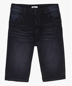 bermuda garcon en jean 5 poches bleu9736301_1