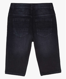 bermuda garcon en jean 5 poches bleu9736301_2