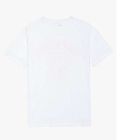 tee-shirt garcon a imprime casual blanc tee-shirts9744901_2