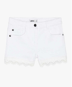 short fille finition crochet blanc shorts9750801_1