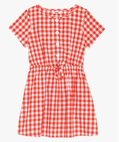 55WAL jaune ROBE CARREAUX:40928710118-Coton////
