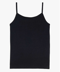 debardeur a fines bretelles fille noir standard debardeurs9768901_2