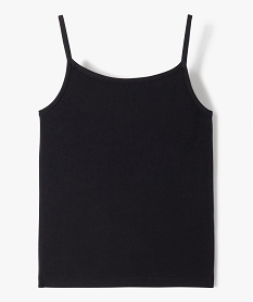 debardeur a fines bretelles fille noir standard debardeurs9768901_4