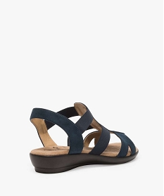sandales femme confort a strass et talon compense bleu sandales9808701_4
