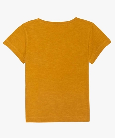 tee-shirt fille avec motif et broderies orange tee-shirts9817001_2