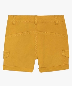 short bebe garcon extensible look baroudeur jaune shorts9842201_2