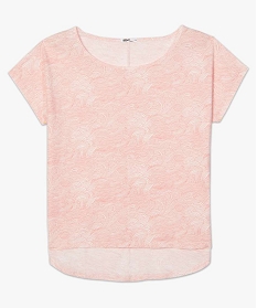 tee-shirt femme en coton bio gemo x surfrider imprime t-shirts manches courtes9850301_4