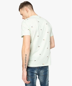 tee-shirt homme en coton bio - gemo x surfrider vert9854801_3
