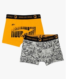 boxer garcon imprime - jurassic world (lot de 2) multicolore pyjamas9856201_1