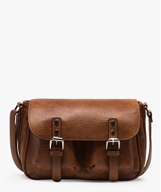 sac femme forme cartable avec double fermeture aimantee orange sacs bandouliere9859201_4