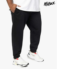 pantalon de jogging homme contenant du coton bio noir9896001_1