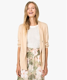 veste femme fluide porte ouvert beige9956801_2