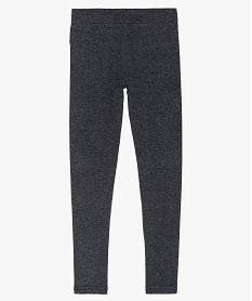 legging fille imprime a large ceinture plate kappa gris pantalons fille GEMO