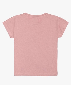 tee-shirt fille imprime coupe loose - kappa rose tee-shirts9960001_2