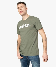 tee-shirt homme imprime - adidas vert polos9960601_1