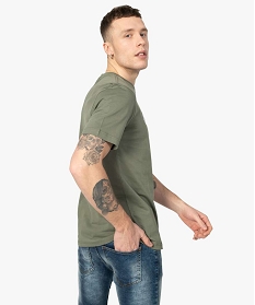 tee-shirt homme imprime - adidas vert polos9960601_3
