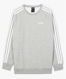 sweat femme avec bandes sur les manches - adidas gris sweats9967601_4