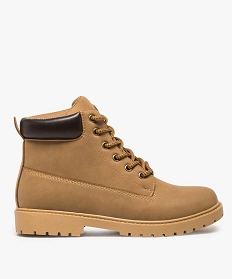 SANS GENRE BLEU BOOTS JAUNE:30387720973-Synthetique/Textile/Elastomere/Textile/