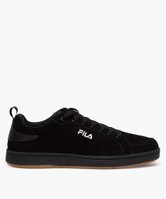 baskets homme a lacets dessus cuir - fila tige unie noir baskets et tennisA070101_1