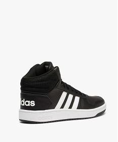 baskets homme semi-montantes bicolores - adidas hoops noirA070401_4