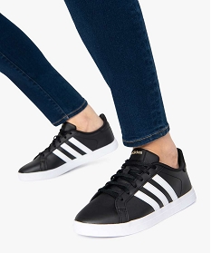 baskets femme bicolores a lacets – adidas courtpoint noir baskets et tennisA072401_1