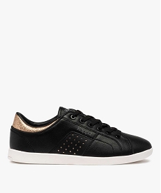 GEMO Baskets femme unies à lacets avec détails girly - Kappa 2662