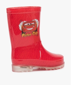 bottes de pluie garcon avec motif sur la tige – cars rougeA076101_4