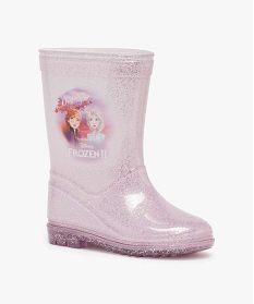 bottes de pluie fille a paillettes – la reine des neiges violet bottes de pluiesA076301_2