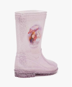 bottes de pluie fille a paillettes – la reine des neiges violet bottes de pluiesA076301_4
