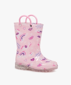 Botte de 2025 pluie fille lumineuse