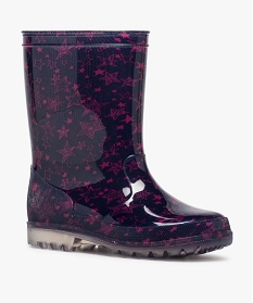 bottes de pluie fille a motifs etoiles bleuA077401_2