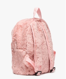 sac a dos fille en peluche avec broderie lapin rose sacs et cartablesA078201_2