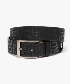 ceinture garcon avec motifs en relief noirA080101_3