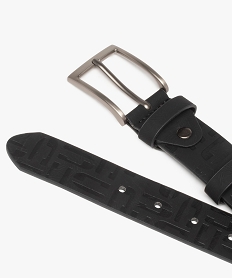 ceinture garcon avec motifs en relief noirA080101_4