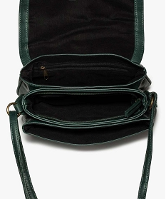 sac femme pochette avec fermeture rabat vert sacs bandouliereA085701_3
