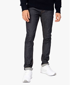 GEMO Jean homme coupe Slim en stretch Bleu