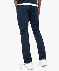pantalon homme 5 poches coupe straight bleu pantalons de costumeA094901_3